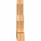 Ekena Millwork Saratoga Timber Gable Bracket, Western Red Cedar, 48"W x 32"H x 5 1/2"D x 5 1/2"F, 16/12 Pitch GBW048X32X0606SAR00SWR - alternate 5